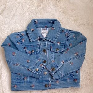 Disney Girls Denim Jacket with Minnie Design Sz 2T